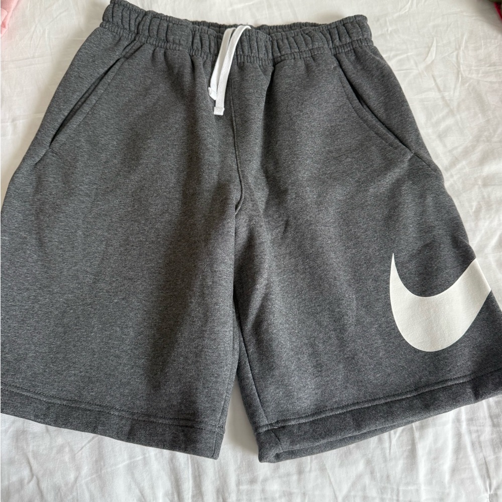 Nike Heather Gray Sweat Shorts